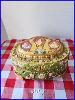 1991 Disney Store PRINCESS Ballet Mini Snow Globe Music Jewelry Box