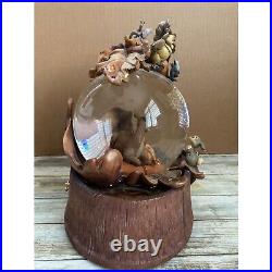 2002 Disney Store Exclusive 60th Anniversary BAMBI Musical Snow Globe withBox COA