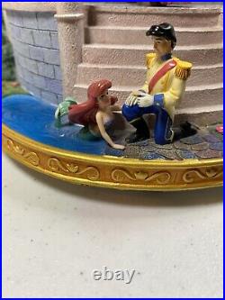 2003 Disney Princess Royal Ball Snow Globe Music Box Beauty And The Beast