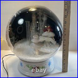 2005 Disney Princess Ariel Gemmy MUSICAL ROTATING 12 Plastic Snow Globe RARE