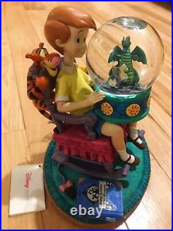 5 Disney Winnie The Pooh and Tigger Music Box Snow Globe