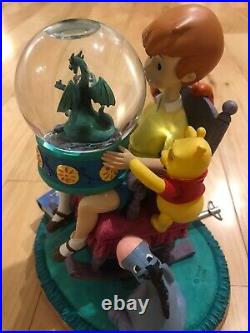 5 Disney Winnie The Pooh and Tigger Music Box Snow Globe