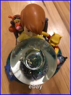 5 Disney Winnie The Pooh and Tigger Music Box Snow Globe