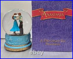 Anastasia Dimitri Snow Globe San Francisco Music Box 1997 Dance & Music Disney