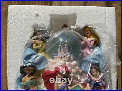 Authentic Original Disney Parks Princess Musical Water Globe Snow Globe (New)