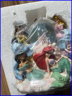 Authentic Original Disney Parks Princess Musical Water Globe Snow Globe (New)