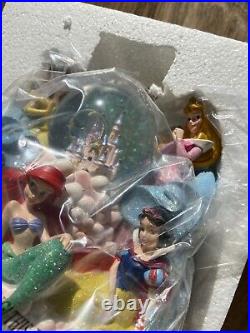 Authentic Original Disney Parks Princess Musical Water Globe Snow Globe (New)