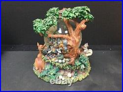 BAMBI Disney A Little April Shower Musical Snow Globe TESTED WORKS