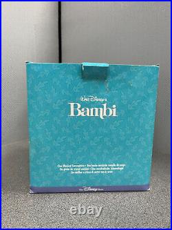 Bambi Large Disney Musical Motion Snow Globe Little April Shower with Packaging