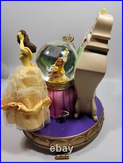 Beauty and the Beast Snow globe and music box. 1991 Walt Disney music company