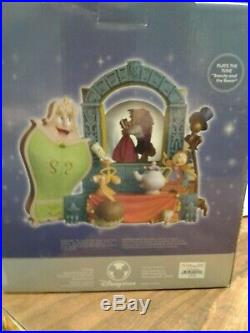 Beauty and the beast disney musical snow globe. Plays beauty and the beast