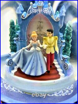 Cinderella Wedding double Musical Snow Globe with motion