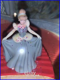 Cinderella/midnight Magic Snow Globe-music Box/disney/song-so This Is Love Rare
