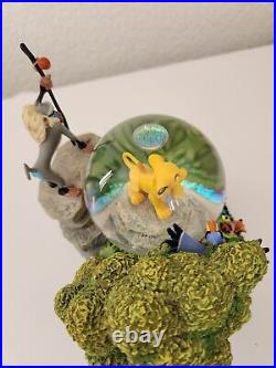 Collectible Rare Lion King and Friends Musical Snow Globe Used 8X7X7