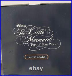 D23 DISNEY STORE THE LITTLE MERMAID ARIEL SNOW GLOBE music box under the sea