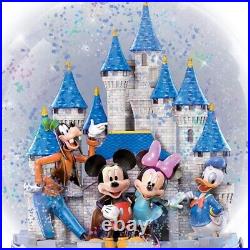 DIsney's Magical Moments Rotating Musical Glitter Snow Globe New