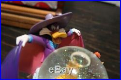 Darkwing Duck musical snow globe (Disney) RARE LIGHTS UP
