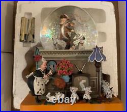 Disney 101 Dalmatians 40th Anniversary Musical Snow Globe Cruella de Vil NEW