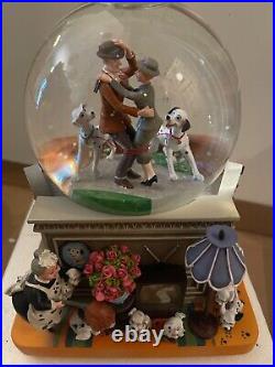 Disney 101 Dalmatians 40th Anniversary Musical Snow Globe Cruella de Vil NEW