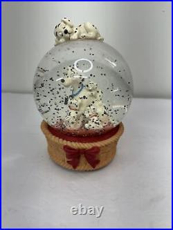 Disney 101 Dalmatians Musical Doggie in the Window Snow Globe Tested