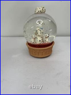 Disney 101 Dalmatians Musical Doggie in the Window Snow Globe Tested