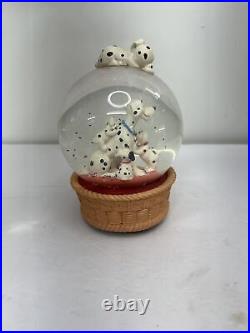 Disney 101 Dalmatians Musical Doggie in the Window Snow Globe Tested