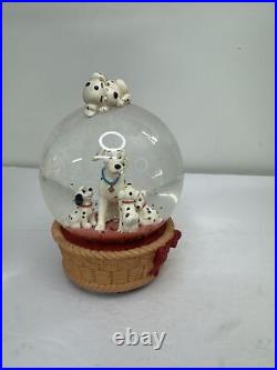 Disney 101 Dalmatians Musical Doggie in the Window Snow Globe Tested