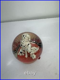 Disney 101 Dalmatians Musical Doggie in the Window Snow Globe Tested