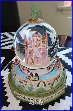 Disney 1963 It's a Small World Musical Snow Globe Retired Rare Perfect working