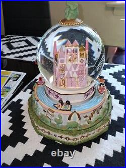 Disney 1963 It's a Small World Musical Snow Globe Retired Rare Perfect working