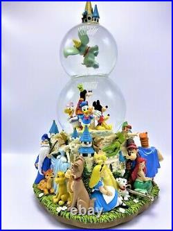 Disney A Magical Gathering Double Snow Globe Musical, Lights & movement