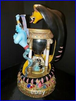 Disney Aladdin Hourglass Musical Snow Globe Arabian Nights