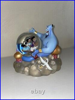 Disney Aladdin Jasmine And Genie Musical Snow Globe