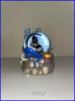 Disney Aladdin Jasmine And Genie Musical Snow Globe