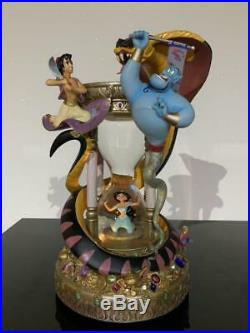 Disney Aladdin Jasmine Jeany Snow Globe Light Up Music Box Snow Dome Figure doll