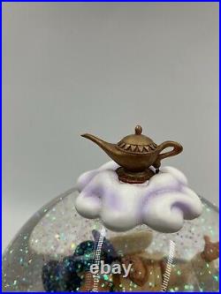 Disney Aladdin & Jasmine Musical Jumbo Snow Globe A Whole New World 1992 RARE