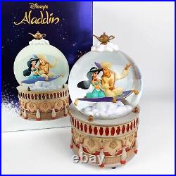 Disney Aladdin Jasmine Snowglobe Music Box A Whole New World Disneystore