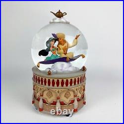 Disney Aladdin Jasmine Snowglobe Music Box A Whole New World Disneystore