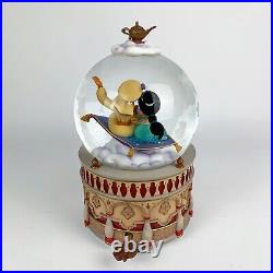 Disney Aladdin Jasmine Snowglobe Music Box A Whole New World Disneystore