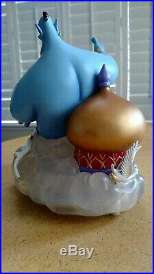 Disney Aladdin Musical Snow Globe Jasmine Genie A Whole New World Rare