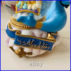 Disney Aladdin Snow Globe Music Box Friend Like Me Used From Japan