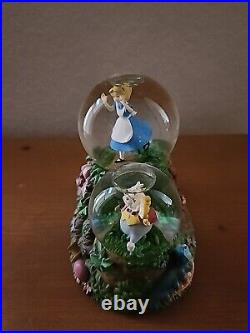 Disney Alice In Wonderland Snow Globe Music Box