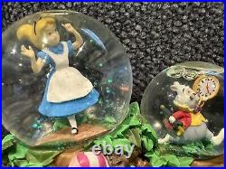 Disney Alice In Wonderland Snow Globe Music Box