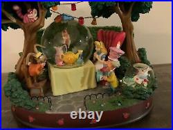 Disney Alice In Wonderland Tea Party Musical Snow Globe