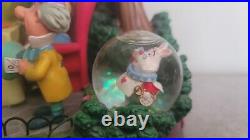 Disney Alice in Wonderland Double Musical Snow Globe Mad Hatter's Tea Party