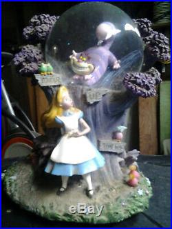 Disney Alice in Wonderland Music Box Snow Globe