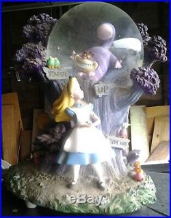 Disney Alice in Wonderland Music Box Snow Globe