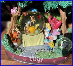 Disney Alice in Wonderland Musical Snow Globe Tea Party