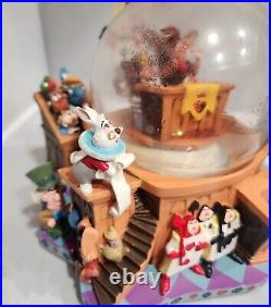 Disney Alice in Wonderland Musical Snow globe 50th Anniversary For Parts/repair