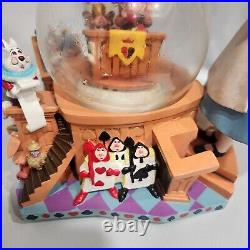 Disney Alice in Wonderland Musical Snow globe 50th Anniversary For Parts/repair